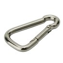 Carabiner asymmetrical V4A stainless steel 6 x 60 mm A4