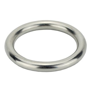 Round ring welded and polished V4A stainless steel 3 x 30 mm A4 - V4A
