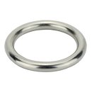 Round ring welded and polished V4A stainless steel 8 x 50...
