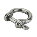 Shackle curved - captive bolt - W-PREMIUM stainless steel...