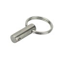 Socket pin stainless steel with ball lock and ring V4A 8...