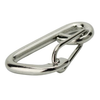 Carabiner with shackle 10 x 100 mm A4 stainless steel V4A
