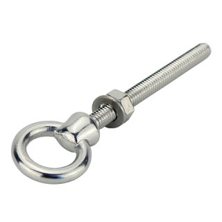 Eye bolt with metric thread stainless steel V4A M6 x 80 mm A4