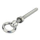 Eye bolt with metric thread stainless steel V4A M6 x 80...