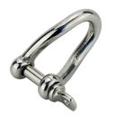 Shackle turned form made of stainless steel V4A D 5 mm A4