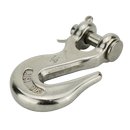 Chain hook self-clamping made of stainless steel V4A D 6...