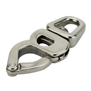 Trigger snap shackle made of stainless steel V4A L 84 mm A4