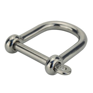 Shackle with large opening made of stainless steel V4A D 5 mm A4