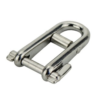 Key shackle with bar made of stainless steel V4A D 8 mm A4