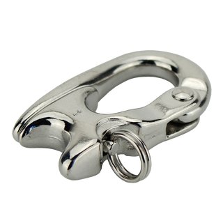 Bulkhead and halyard shackles made of stainless steel V4A L 66 mm A4