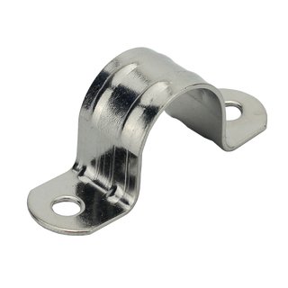 Pipe clamps stainless steel V2A A2 25 mm - round clamps pipe clamps