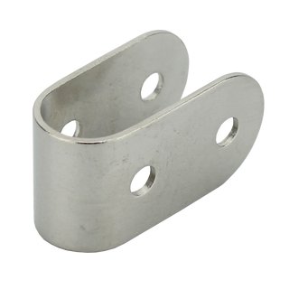 Pipe clamps stainless steel V4A A4 58X30X20 mm - round clamps pipe clamps