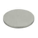 Round plate 200 x 10 mm stainless steel grinded on one...