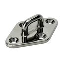 Eye plate polished stainless steel V4A type A 80 x 50 mm...