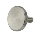 Flat knurled screws without slotted stainless steel V1A...