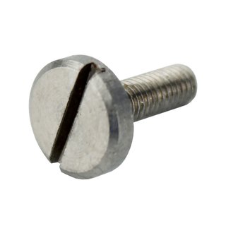 Flat head screw with slot and large head M3X10 DIN 921 V2A A2 stainless steel - Stainless steel screw