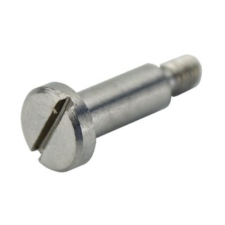 Flat head screw with slot and shoulder DIN 923 V2A A2 M3X12 stainless steel - stainless steel screw