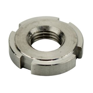Lock nuts fine thread stainless steel DIN1804 V2A A2 M22X1.5 - lock nuts special nuts special nuts stainless steel nuts slotted nuts