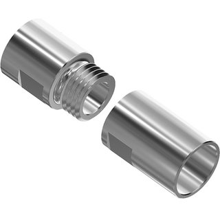 Thread adapter for flushing head and drill rods
