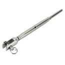 Eye tensioners Fork/wire rope terminal welded stainless...