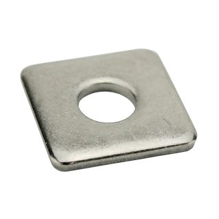 Edelstahl 8 mm Quadrat 1 mm dick Viereck Quader Metall silber Scheibe platt 