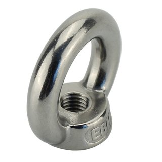 Ring nuts cast stainless steel DIN582 V2A A2 M10 - eye nuts stainless steel nuts special nuts round nuts metal nuts lifting nuts stop nuts transport nuts