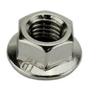 Flange nuts with locking teeth Stainless steel DIN6923...