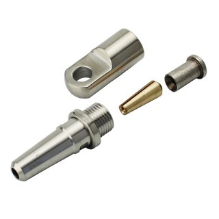 Eye terminal stainless steel V4A A4 steel cable 4 mm (1X19) screw mounting self mounting - screw terminal