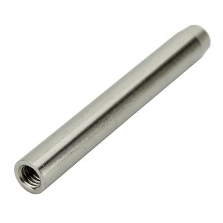 Rolling terminal Mini stainless steel V4A with internal thread right D= 4 mm M6 A4 - Screw terminal Thread terminal