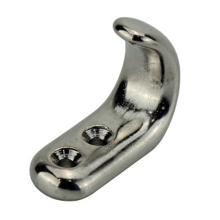 Door hooks casting polished stainless steel V2A A2 - wall hook coat rack hook