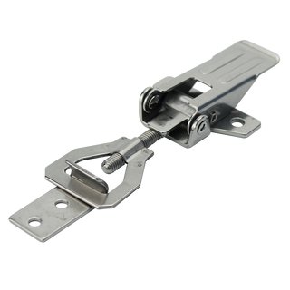 Bailing latches stainless steel V2A A2 SWL= 1,10 kN - tension locks tension lever locks box locks box locks metal locks toggle lever locks stainless steel locks