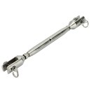 Eye tensioners turnbuckle fork/fork stainless steel V4A...