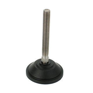 Machine Feets adjustable with Mounting holes - Articulated Feets Screw Feets Stand Feets 100 M16 150 Steel