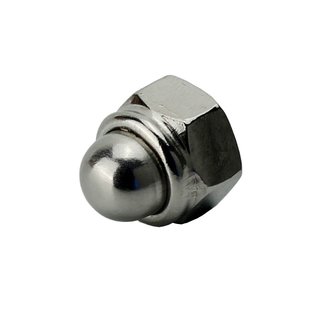 Cap nuts hexagon stainless steel poly clamp part DIN 986 V2A A2 M4 - stainless steel nuts metal nuts closed nuts round nuts special nuts hexagon nuts