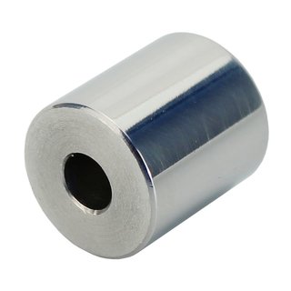 Spacer sleeve hand polished - spacer sleeve spacer spacer for M4 stainless steel V2A 10x10 mm